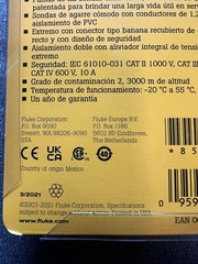 🇺🇸Genuine Fluke TL75 Hard Point 2mm Probe & Test Lead Set Don’t Be Fooled🇺🇸