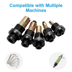Manual Rivet Nut Tool Kit M3-M12 Carbon Steel Threaded Inserts For Auto & DIY 7×