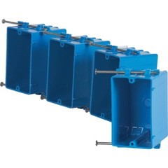Carlon 1 Gang 18 Cu. In. Blue PVC New Work Electrical Switch & Outlet Box B118A