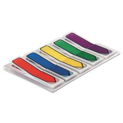Post-it Arrow Flags, 0.47 in. x 1.7 in., One True, Assorted Primary Colors