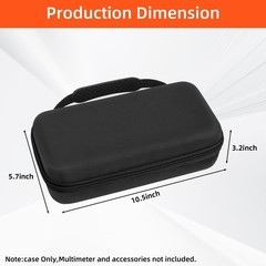 Carrying Case for Fluke1587 FC/ 87V/ 87V Max/ 88V/ 15B+/ 17B+/ 1503/1507/1508…