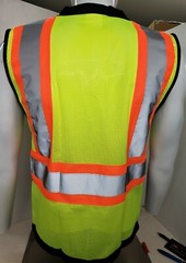 FX Surveyor Two Tone Yellow Safety Vest ANSI/ ISEA 107-2015 Approved