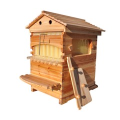 Automatic Bee Hive Boxes beehive + 7x Bee Frames Honey Bee House Beekeeping US