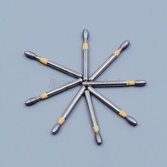 30 Burs Dental Diamond Burs FG 379/023XF EGG Shape Extra Fine Coarse Fine Yellow