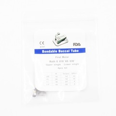 12 Size Dental Orthodontic Bondable Roth/MBT/Edgewise 022 018 Slot 1st/2nd Molar