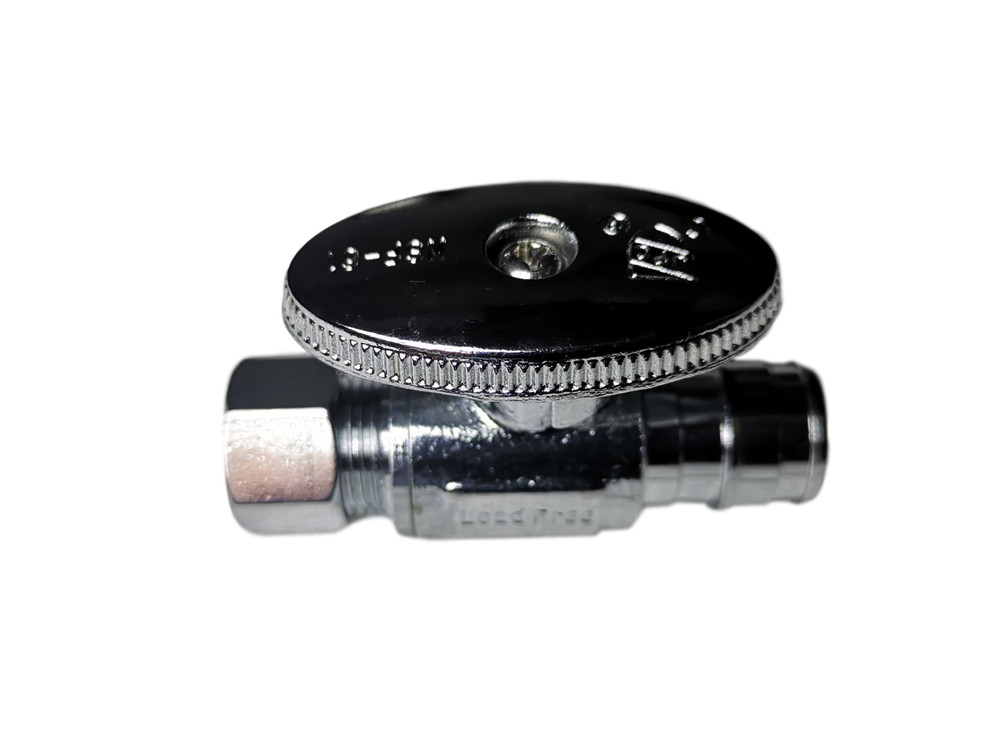 10 PC 3/8″ OD Compression x 1/2″ Pex A Straight Valve, Lead Free Expansion Valve