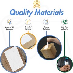 2″ x 1″ Removable Thermal Labels for Rollo & Zebra Printers – 5200 Labels