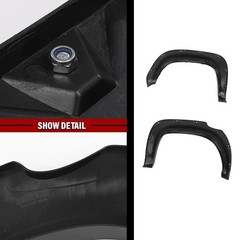 Fender Flares for 2016-2022 Tacoma Paintable Matte Riveted 4PCS