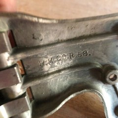 Mystery Commercial Industrial Hinge H.M.C. R. 57-58-59 Vintage Unsure HELP