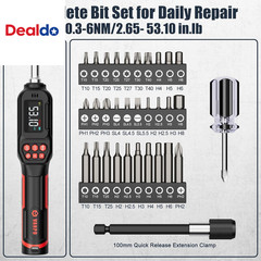 Digital Torque Screwdriver 2.65-53.10 In.Lb/0.3-6Nm, 1/4″ Inch Pound Torque Scre