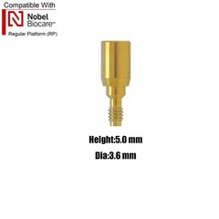 US 5Pcs Dental Healing Cap Abutment RP/NP Compatible Nobel Active ∅3.6 ∅5.0 ∅6.0
