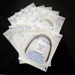 10 Pcs Dental Orthodontic NITI Super Elastic Rectangular Arch Wire Ovoid/Natural