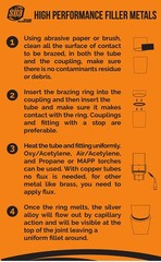 SÜA 15% Silver Brazing Joint Solder Ring for 7/8″ O.D. Tubes 25 PACK