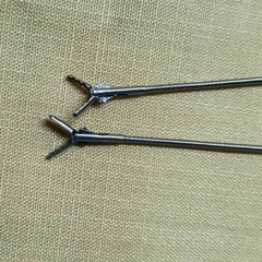 2pc Hysteroscopy Urology Flexible Grasper 5FR 60cm Reusable Surgical Instruments