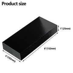 High-Density Polyethylene (HDPE) Plastic Block 1″ Thick – 4″ x 6″ HDPE Plasti…