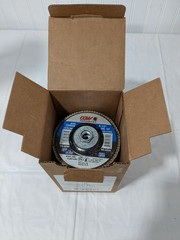 CGW Flap Disc: 4-1/2" Dia, 60 Grit, Zirconia Alumina, Type 27 Box of 10 423