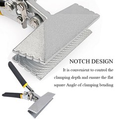6 Inch Hand Seamers Sheet Metal as picture shown, Silver, Black, Yellow