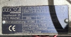 HAWE Hydraulik Pre-Pressurized System with Reservoir & Transformer 6 Pumps