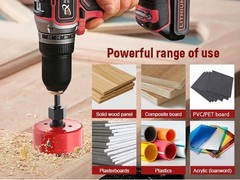 12-piece Hole Saw Kit, 8 Sizes 3/4″ To 2-1/2″ Hole Saw Set In Case With Arbors