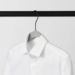 10ct Shirt Flocked Hangers – Gray: Velvet Clothes Hangers, Plastic & Felt