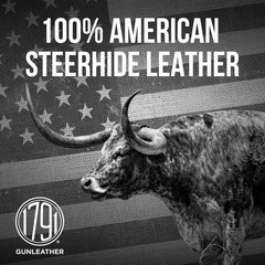 1791 GUNLEATHER 1911 Paddle Holster – Optic Ready OWB CCW Leather Gun Holster…