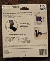 VELCRO 12 ft. x 1 inch Industrial Strength Low Profile Tape in Black
