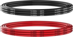 Electrical Wire 14 AWG 14 Gauge Silicone Wire Hook Up Wire Cable 20 Feet [10 ft