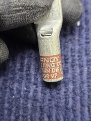 (QTY 15) Burndy YA2CL4BOX Hylug 1-Hole Copper Compression Lugs 3/8″ Stud 2 AWG