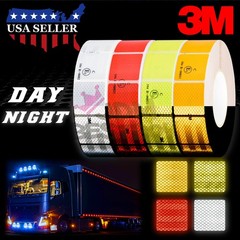 3M Diamond Grade Neon Yellow Conspicuity Tape 2″ x 2″ CE Approved Reflective
