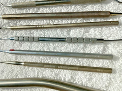 34 Lot of 34 Vintage Branded Dental Tools Picks Tweezers