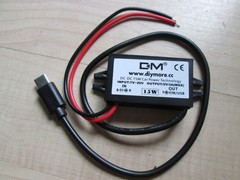 DC-DC Step Down Converter USB-C 12V to 5V 3 Amps 15 Watts Sealed #E60AE