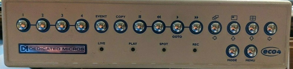 Dedicated Micros ECO4-40GB 4-Channel 40GB Compact Digital Video Recorder