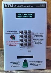 VTM Coded Value Adder 4500 Wall-Mount Laundromat Card Recharge Terminal