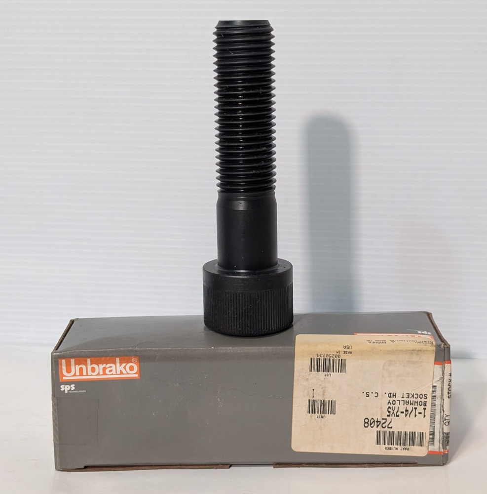 Unbrako 12918: 1-1/4-7 x 5″ high strength alloy socket head cap screw fastener
