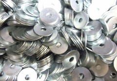 1/4 x 1 Fender Washer Zinc Plated 5000 Pieces