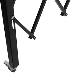2m Single Folding Security Gate Rolling Door Gate 7.22’H x 7.5’W Fold Gate NEW