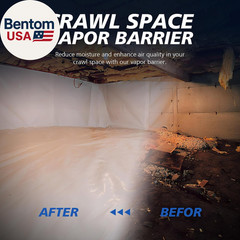 Crawl Space Vapor Barrier – 16 Mil 10′ X 50′, Concrete Vapor Barrier, Vapor Barr