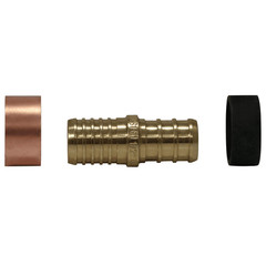 50) 1/2″ PEX X 1/2 PB (POLYBUTYLENE) SPLICING REPAIR KIT LEAD FREE COUPLING+RING