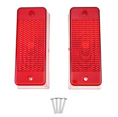 2pcs 6672276 Red Tail Light Lens For Bobcat T190 T200 T250 T300 T320 T450 T550