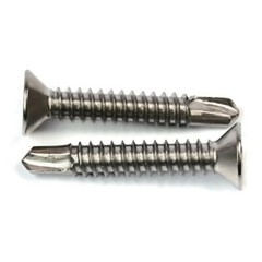#10 Self Drilling Screws – Stainless Steel Phillips Flat Head TEK – Select Size