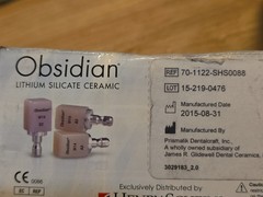 CEREC – Obsidian Cad Cam Blocks – A1 – W14 – 5 Blocks