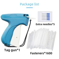 Tagging Gun for Clothing, 1606pcs Price Tag Kit 1 inch (fasteners), Blue