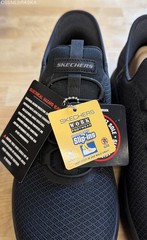 Skechers Work Squad SR Myton Hands Free Slip-ins Black Men’s Size 9 DS