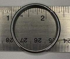 1″ – 2″ (25mm-50mm) 304 Stainless Steel Split Rings, Key Rings – 4 pieces