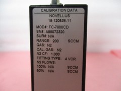 Aera FC-7800CD Mass Flow Controller MFC N2 200 SCCM Novellus 19-120538-11 421477