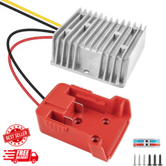 18V to 12V Step-Down Converter for Milwaukee M18 Battery Adapter, DC 12V 20A 240