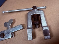 Partial Vintage Imperial Eastman Tubing Flaring & Swagging Tool Kit Case USA 45°