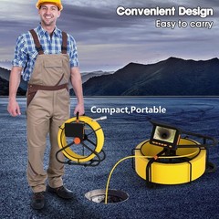 Ultimate Waterproof Plumbing Camera – 100FT Length, 32GB & Long Battery Life