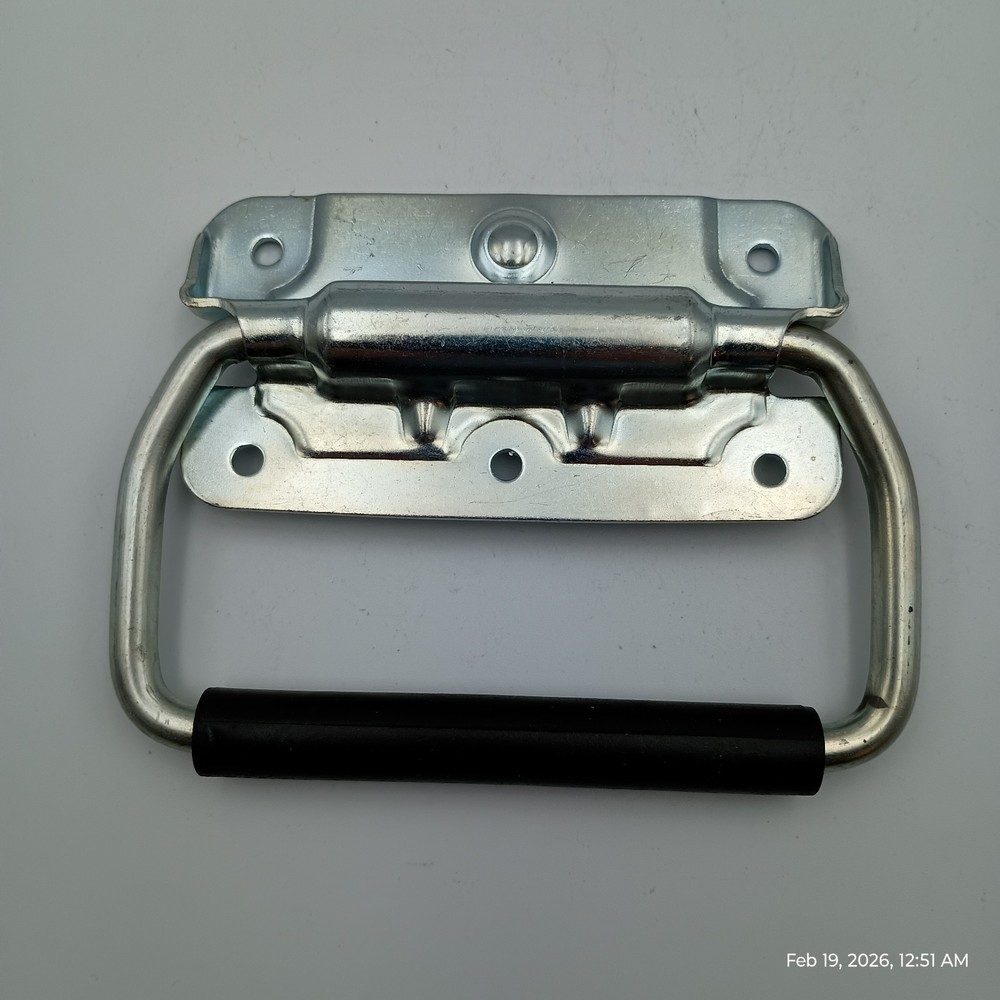 MONROE PMP PH-0311 Folding Pull Handle, Silver, Steel 4LAP5