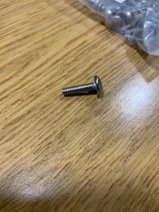50 pcs. Stainless T-27 10-24 x .7″ button head tamper resistant screws